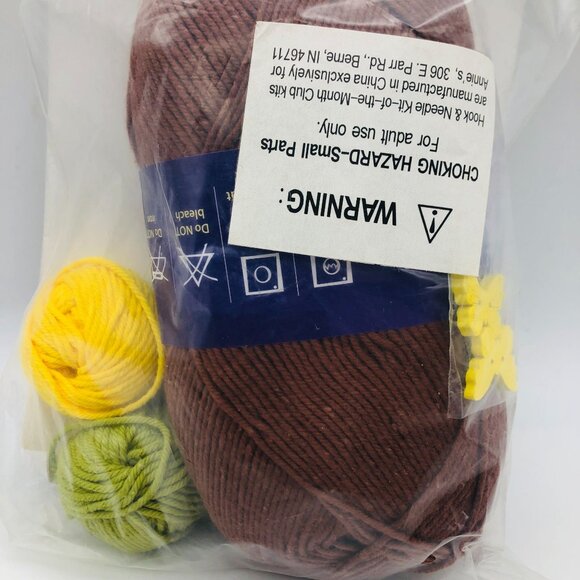 Annie's Yarn Crafter's Friend Crochet Kit HNK073 Floral Yarn Holder Organizer - Picture 6 of 7